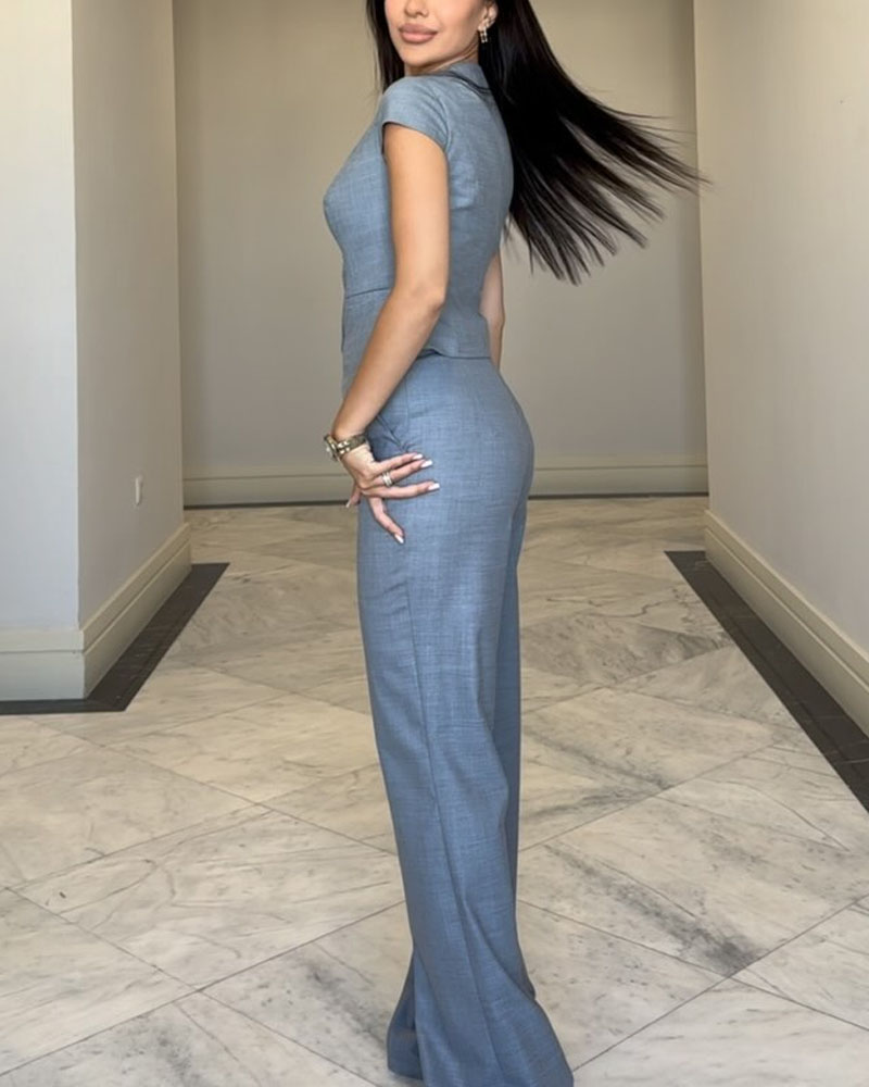 Nizhoni - Lenvászon Blúz és Nadrág Szett