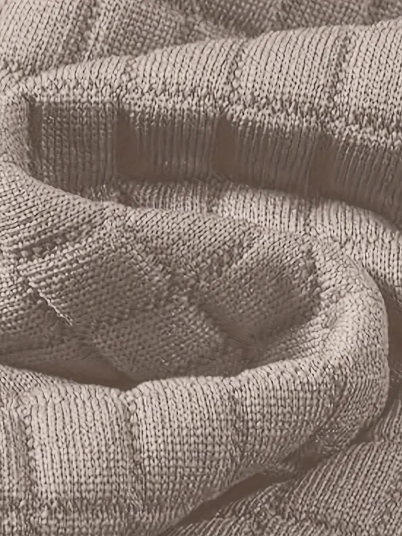 Dashiell - Texturált Rácsos Kapucnis Pulóver