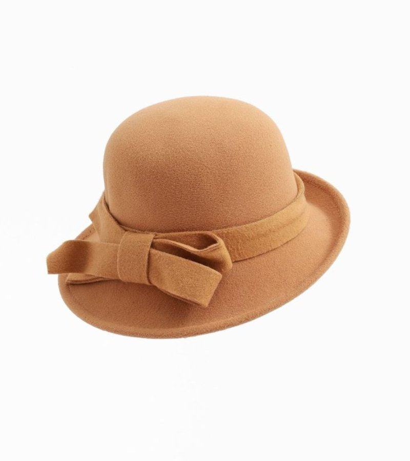 Klaver - Vintage Filc Kalap Oldalsó Masnival