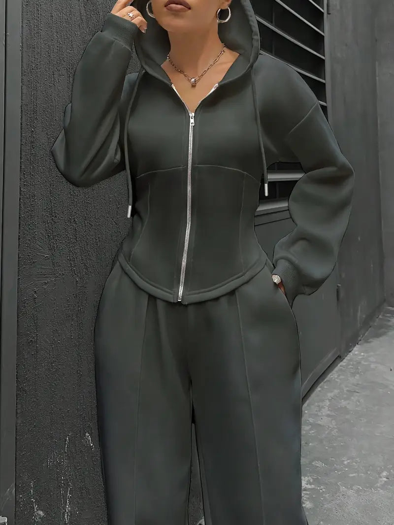 Nanci - Alkalmi Hosszú Ujjú Kétrészes Szett