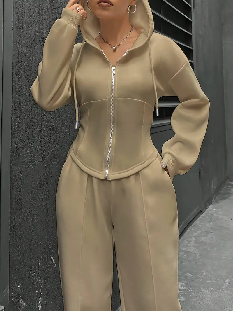 Nanci - Alkalmi Hosszú Ujjú Kétrészes Szett