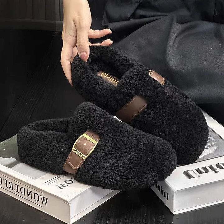 Zilvia - Meleg Báránygyapjú Cipő Tündér Stílusban