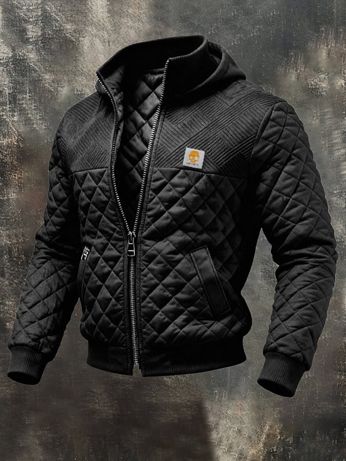 István – Steppelt patchwork és többzsebű kabát