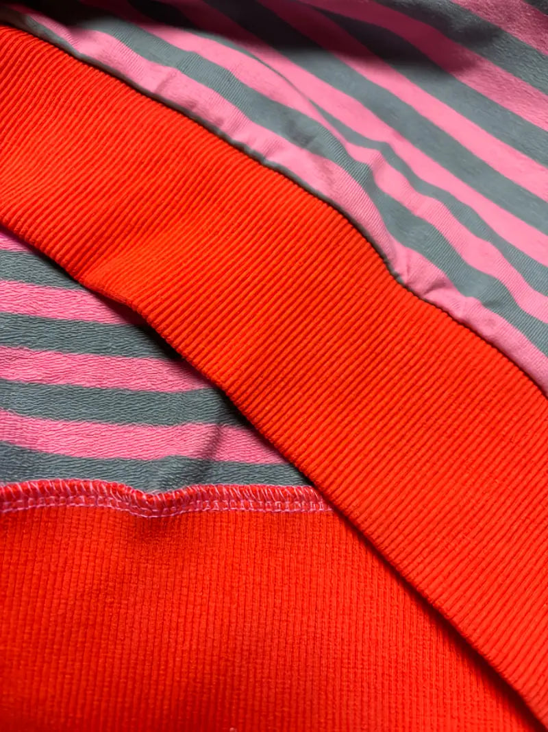 Nirina - Hosszú Ujjú Csíkos Nyomtatott Ing