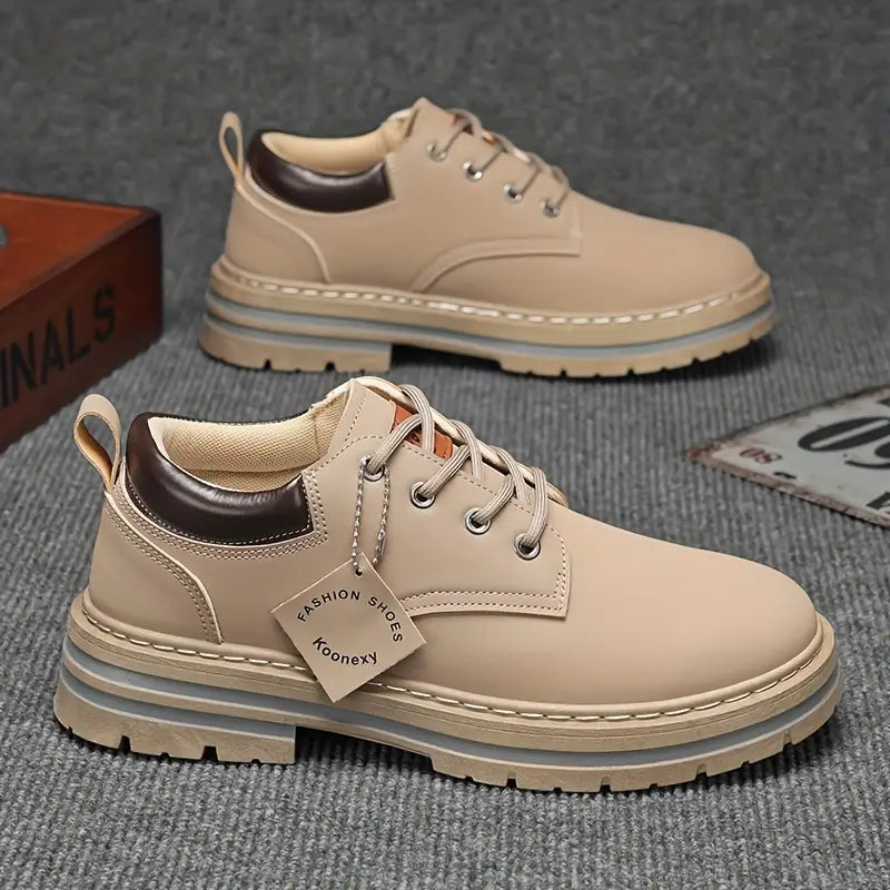 Trevino – Klasszikus Kerek Orrú Fűzős Cipő