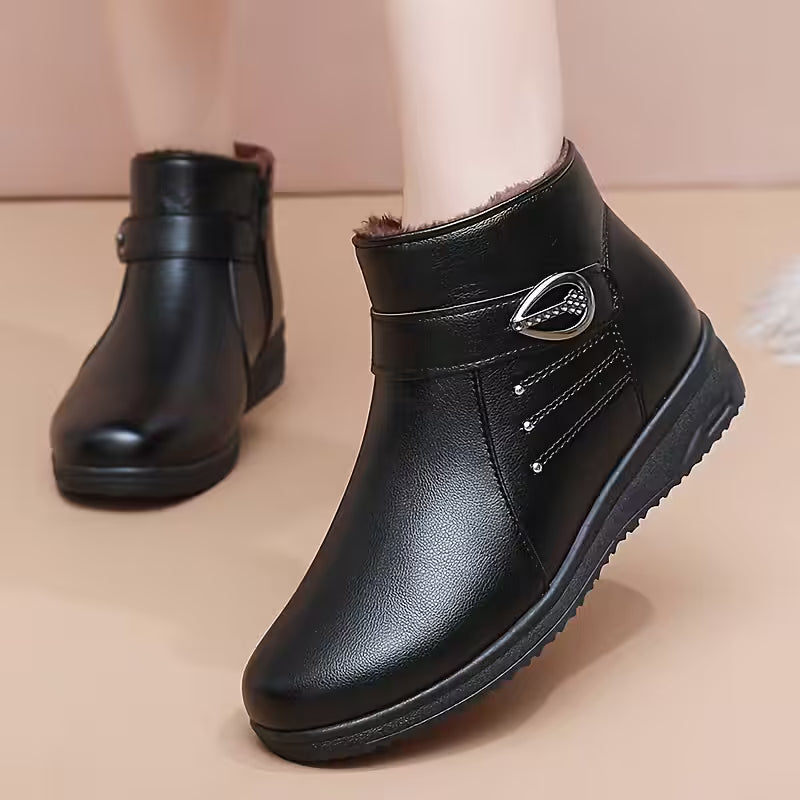 Petruta - Bársonyos Meleg Bokacsizma