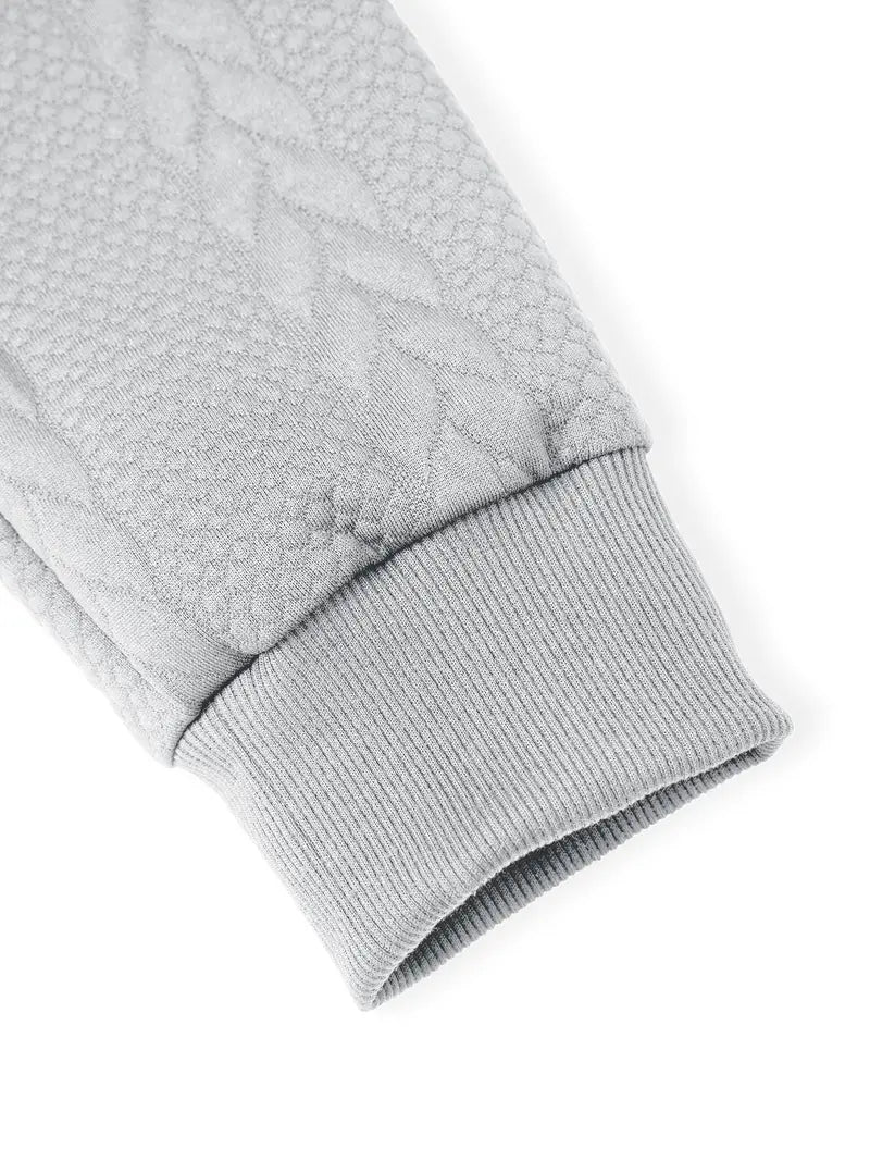 Justus - Hosszú Ujjú Kapucnis Kötött Pulóver