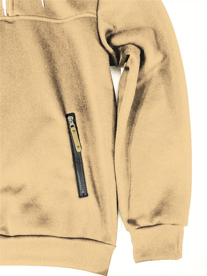 Mohinder - Alkalmi Hosszú Ujjú Kapucnis Pulóver