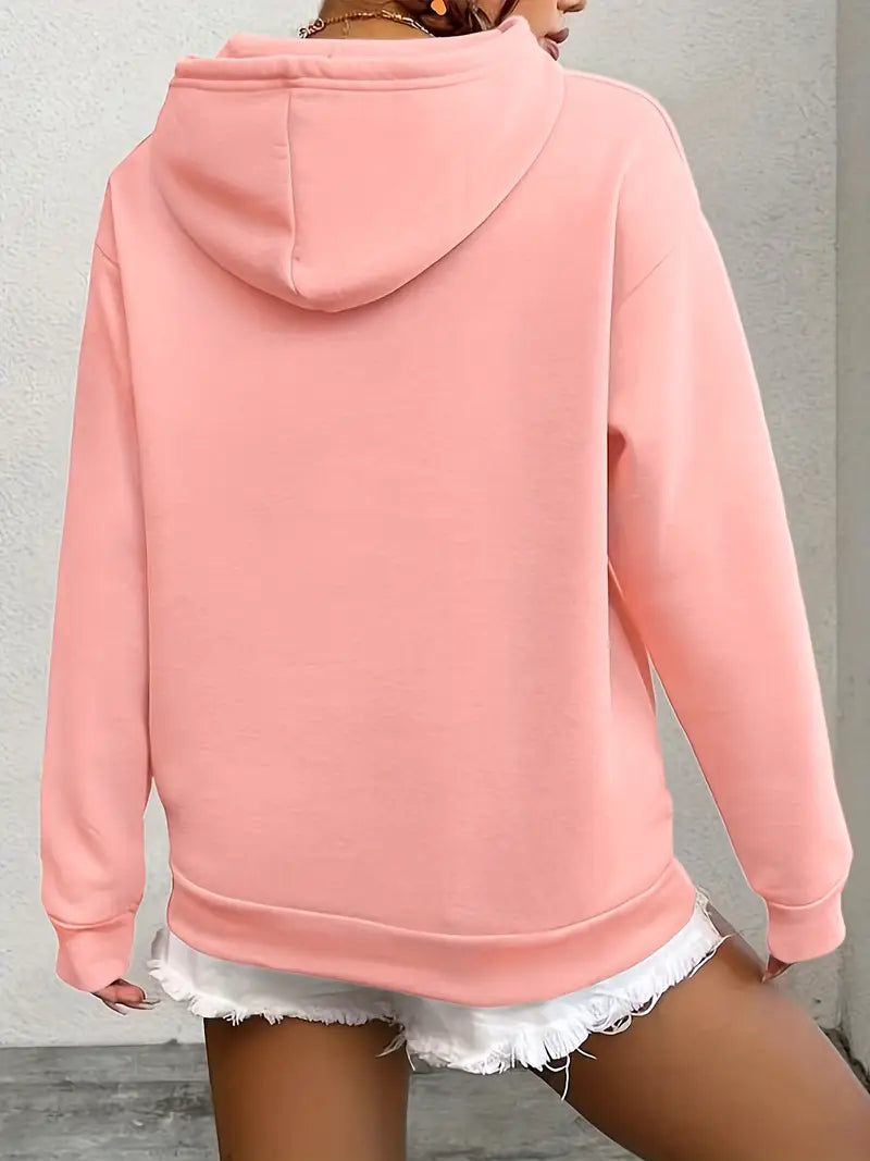 Vanora - Hosszú Ujjú Kapucnis Pulóver Zsebekkel