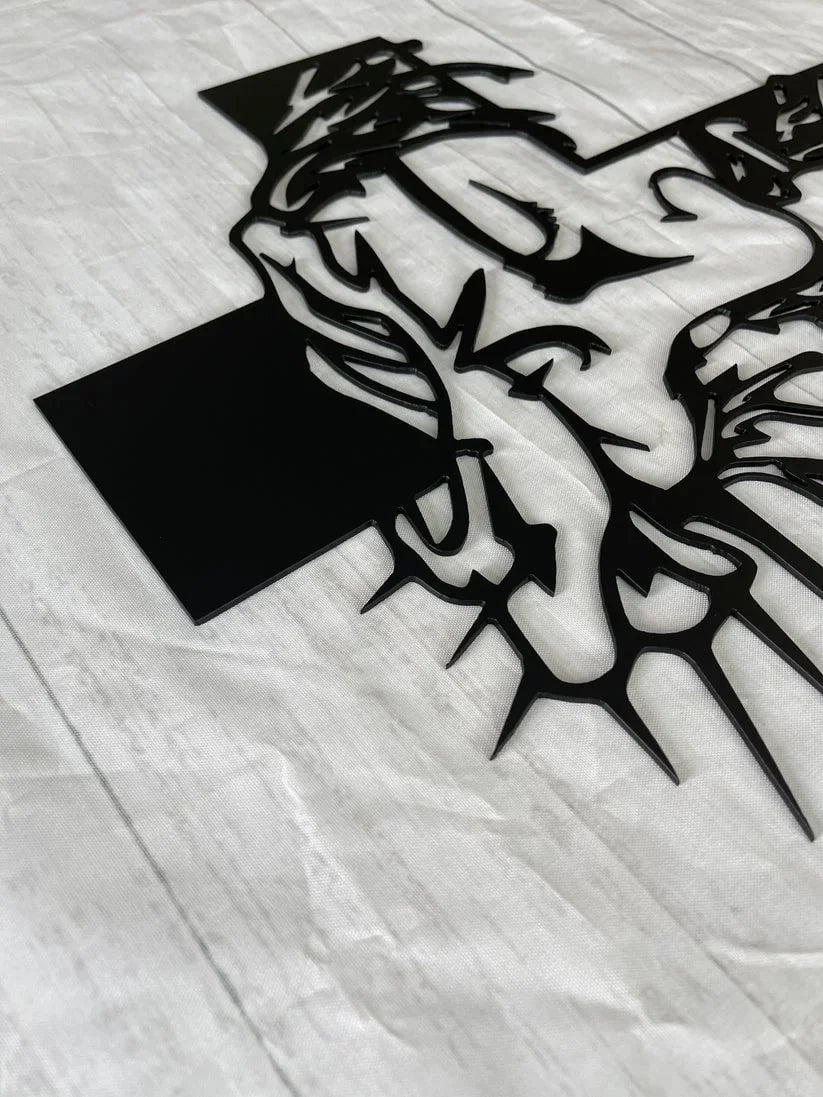 ChristCraft - Jézus Kereszt Fém Táblája Krisztus Fali Dekoráció