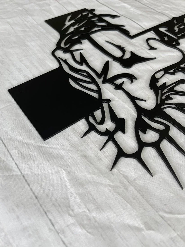 ChristCraft - Jézus Kereszt Fém Táblája Krisztus Fali Dekoráció