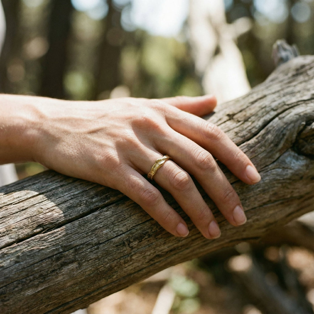 ForgeMuse - Vintage Gyűrű Kovácsolt Aranyból