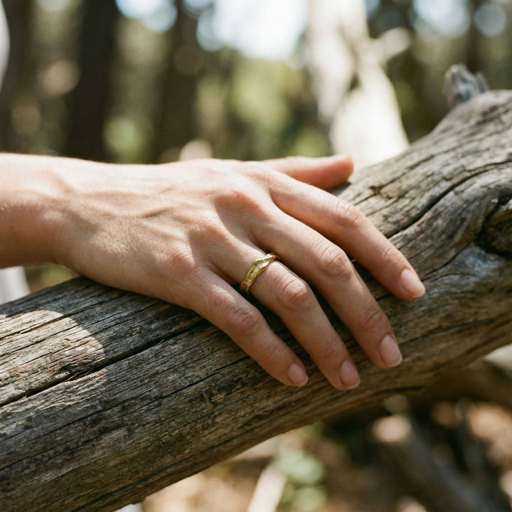 ForgeMuse - Vintage Gyűrű Kovácsolt Aranyból