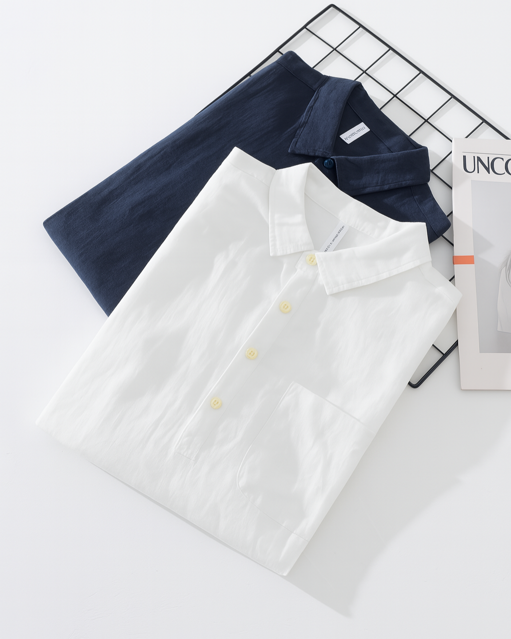 Antuan - Kényelmes, Hosszú Ujjú Ing, Elülső Zsebbel