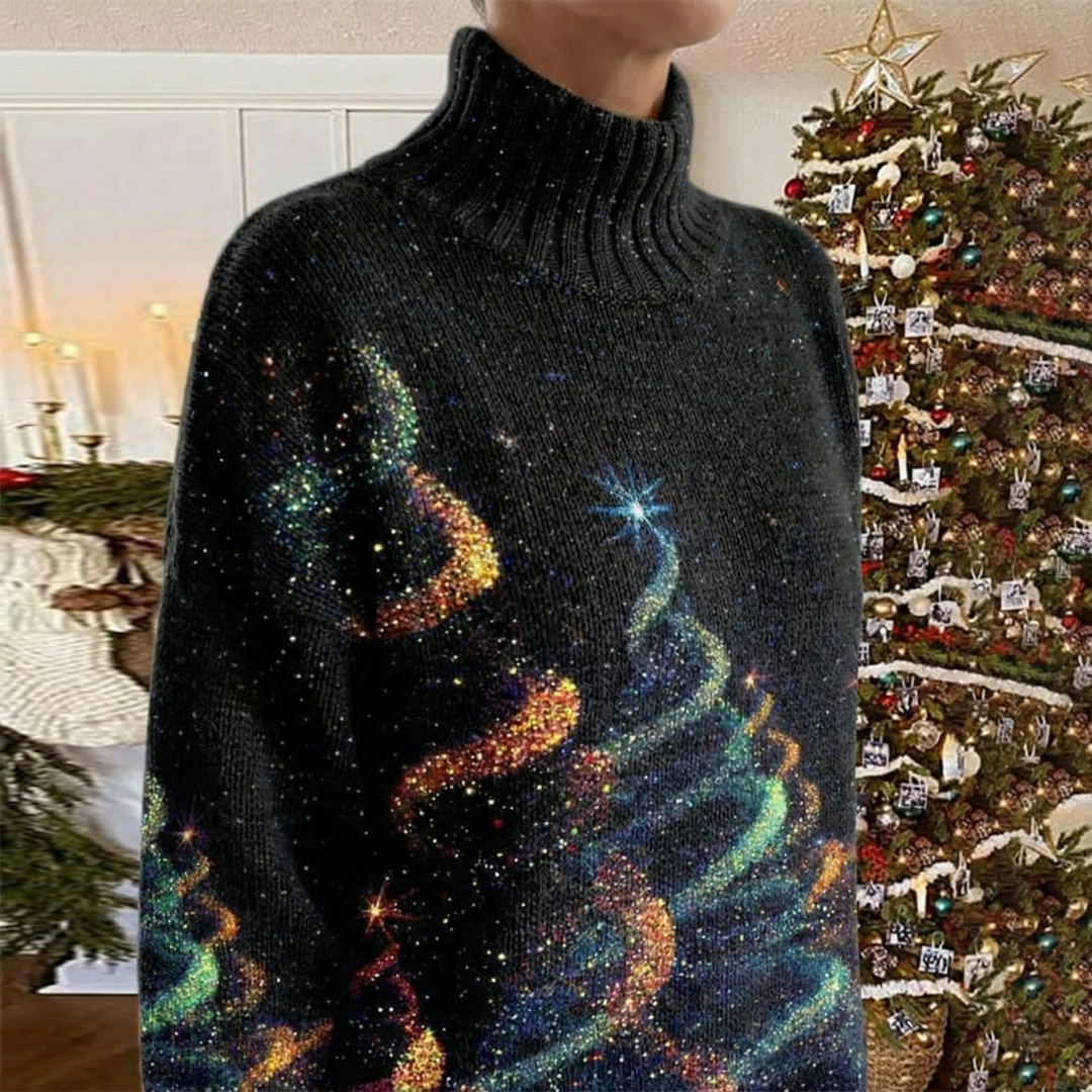 Helda - Karácsonyi Pulóver Csillagmintával