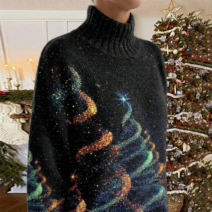 Helda - Karácsonyi Pulóver Csillagmintával