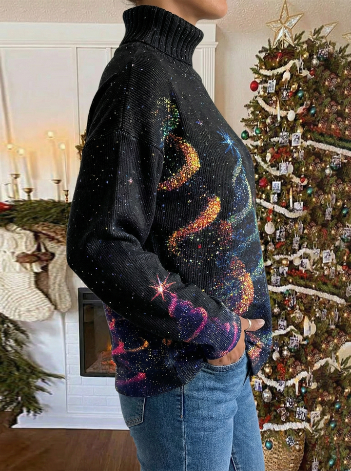 Helda - Karácsonyi Pulóver Csillagmintával
