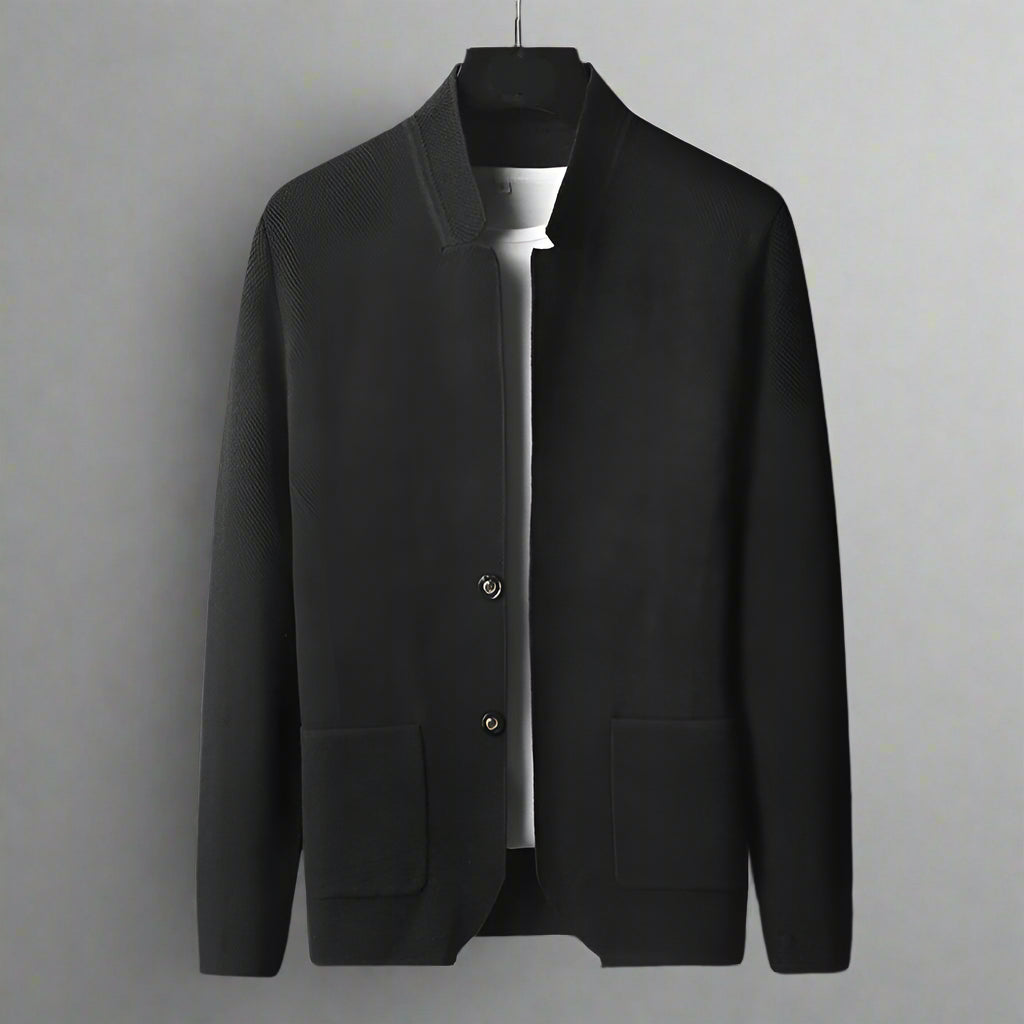 Nandor - Kötött kardigán Elülső Zsebbel