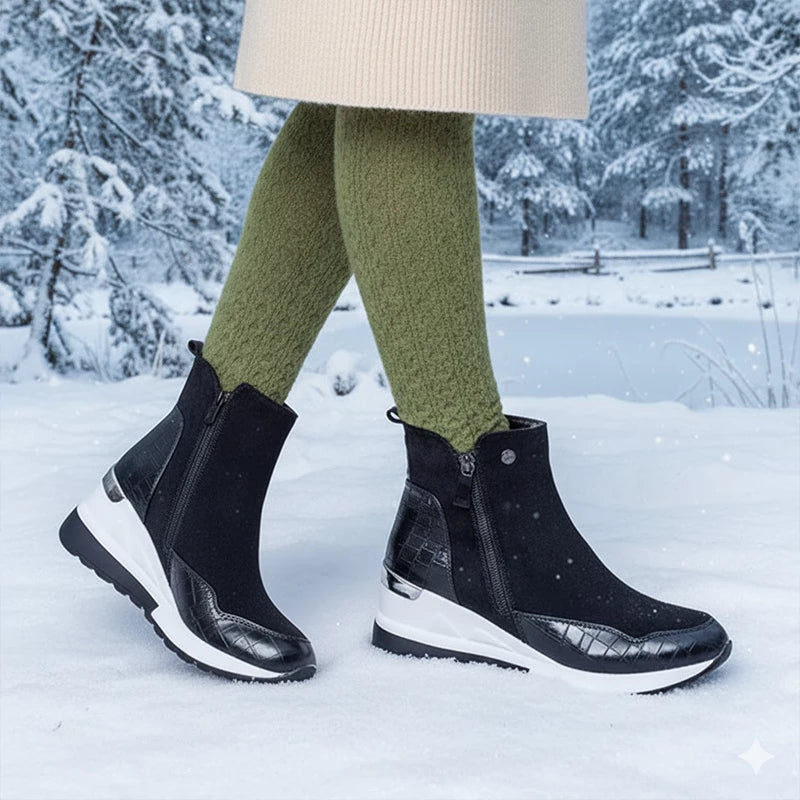 Niniane - Ortopédiai Bokacsizma Oldalsó Cipzárral