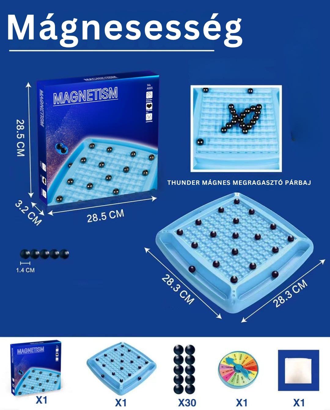 MagnoPlay – Mágneses Sakk Tábla Játék Szórakozáshoz és Tanuláshoz