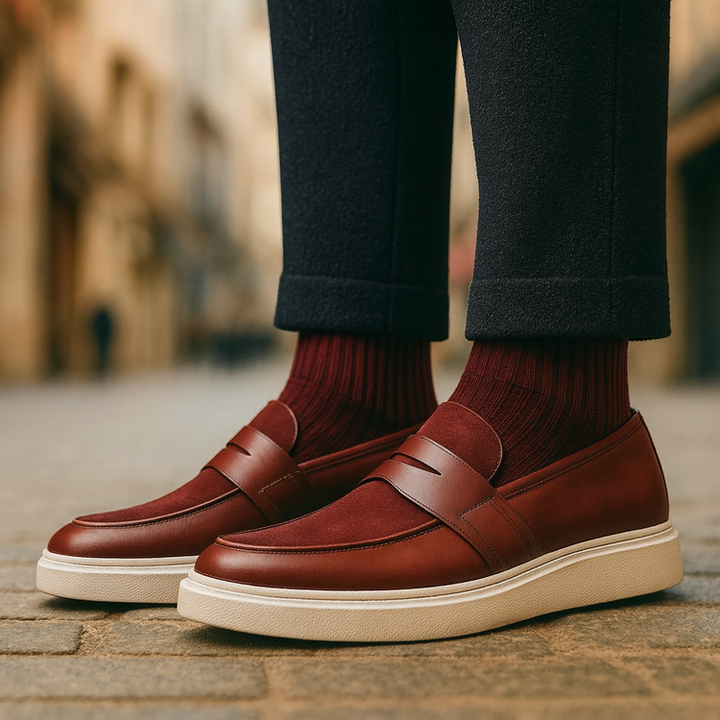 Zidan - Kényelmes Bőr loafer