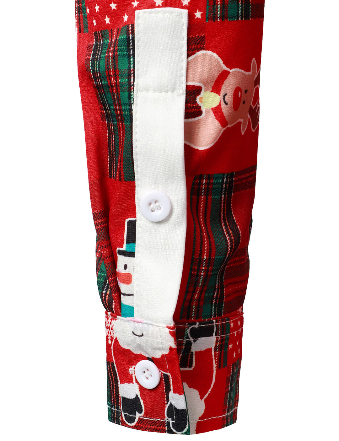 Hunter - Férfi vintage piros Kockás Vidám ünnepi Komor Karácsonyi Hosszú ujjú ing