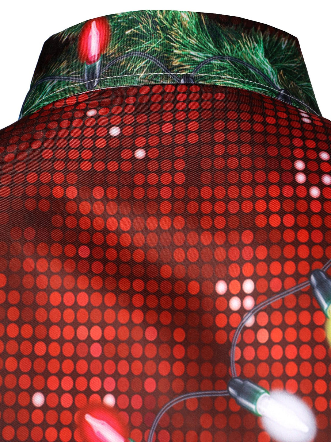 Bryce – Férfi Karácsonyi Szórakoztató Ruha Témájú Felső Ünnepi Gombos, Hosszú Ujjú ing