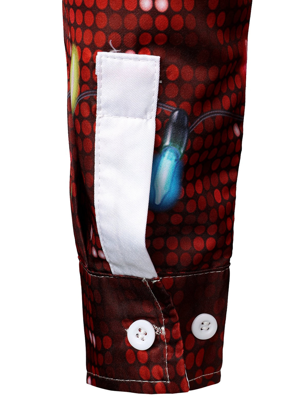 Bryce – Férfi Karácsonyi Szórakoztató Ruha Témájú Felső Ünnepi Gombos, Hosszú Ujjú ing