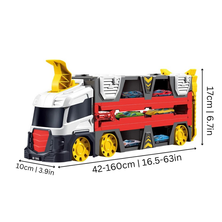 MechTrack – Sokoldalú Transzformátoros Teherautó Versenypályával