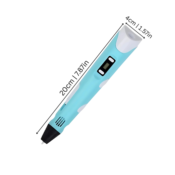 SketchFlow - Hordozható 3D Nyomtató Tollkészlet LED Kijelzővel