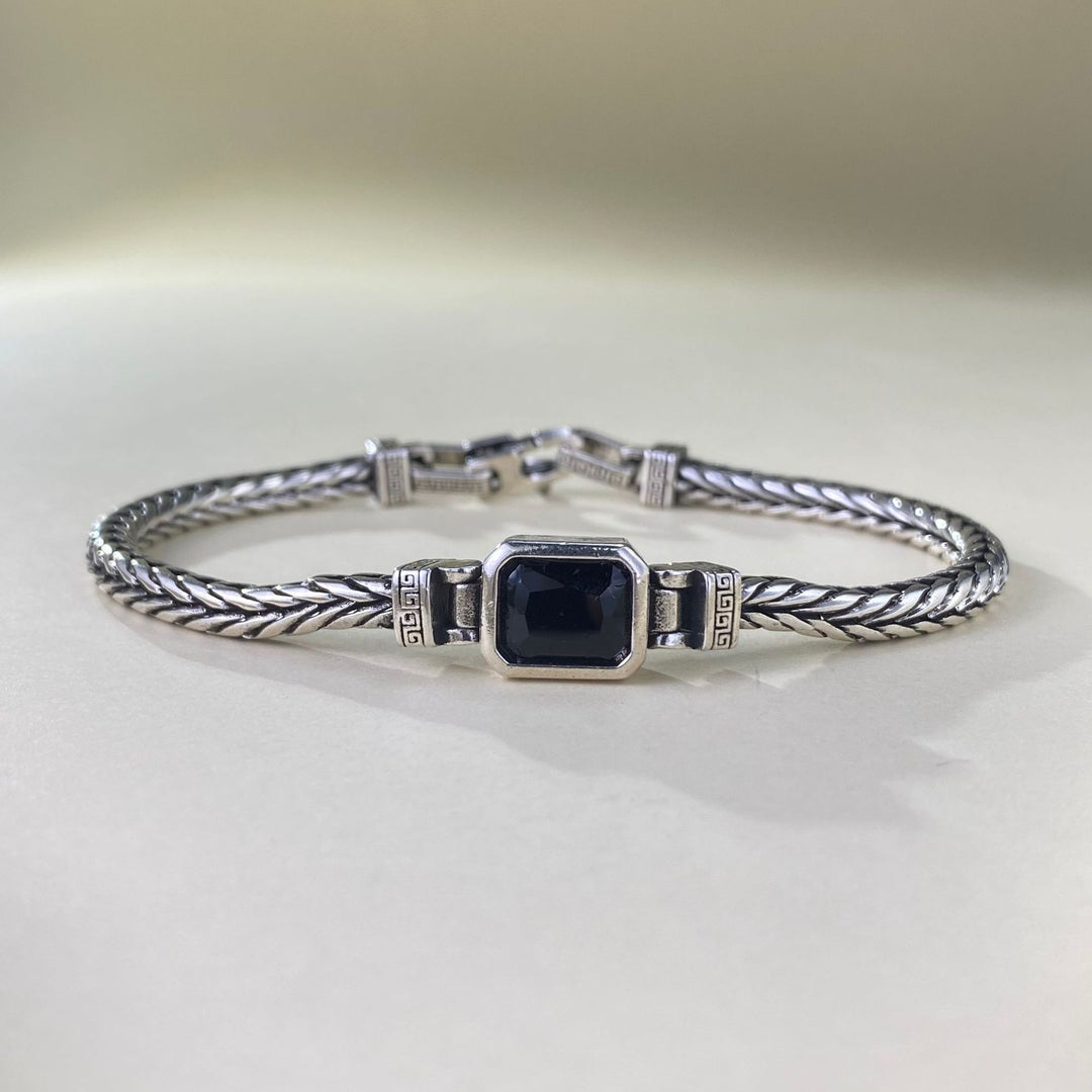 DarkCharm - Onyx Drágakő Karkötő