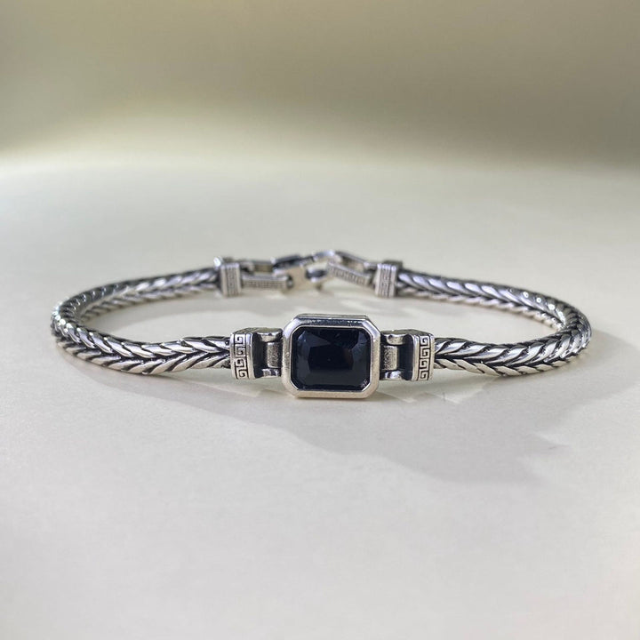 DarkCharm - Onyx Drágakő Karkötő