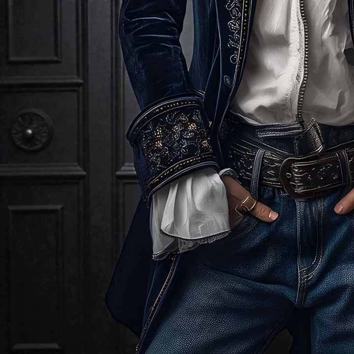 Naeva – Puha Elegáns Hosszú ujjú Bársony Kabát