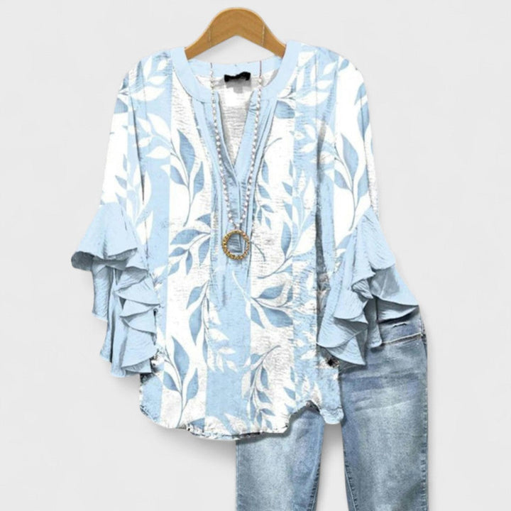 Rachida – Elegáns Virágmintás Blúz