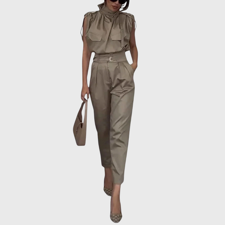 Dorina - Elegance Nyári Ujjatlan Jumpsuit