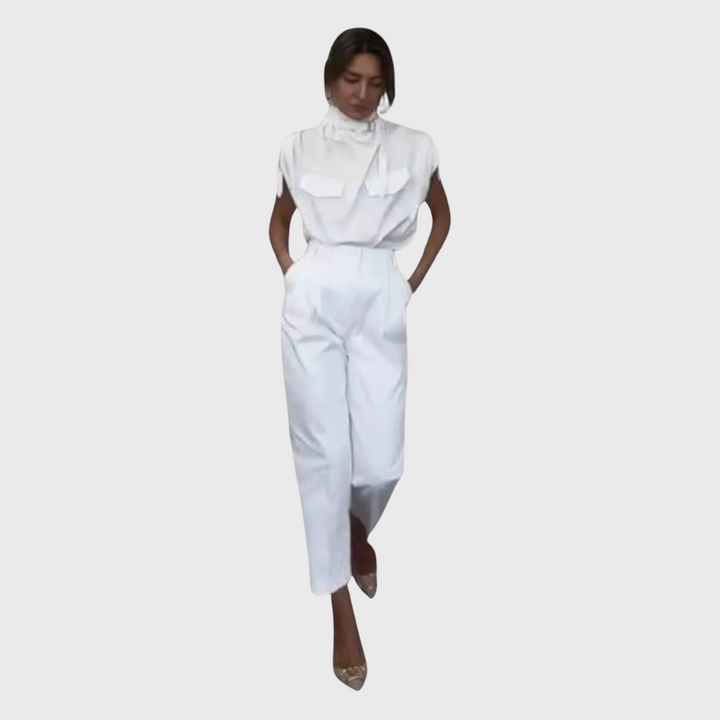 Dorina - Elegance Nyári Ujjatlan Jumpsuit