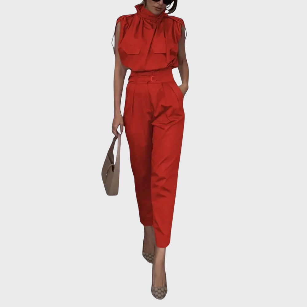 Dorina - Elegance Nyári Ujjatlan Jumpsuit