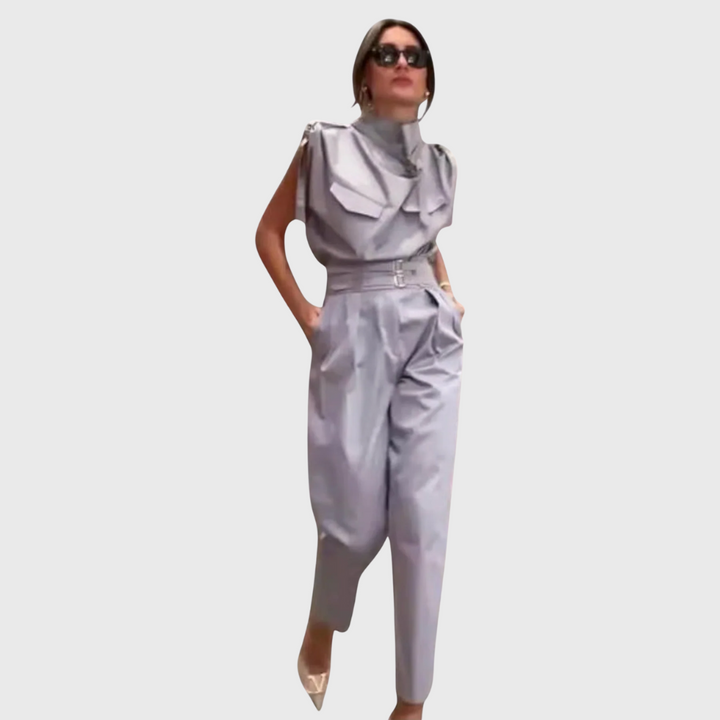 Dorina - Elegance Nyári Ujjatlan Jumpsuit