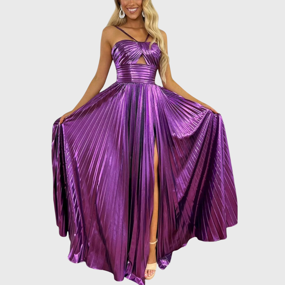 Kirsty - Stílusos Ujjatlan Maxi Ruha