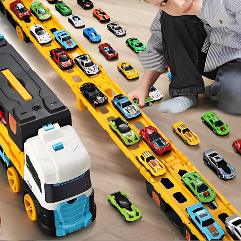 MechTrack – Sokoldalú Transzformátoros Teherautó Versenypályával