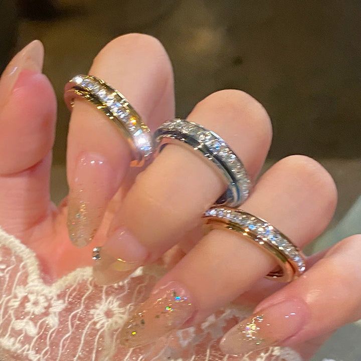 Nubia - Luxus acélból Készült Forgó Gyűrű