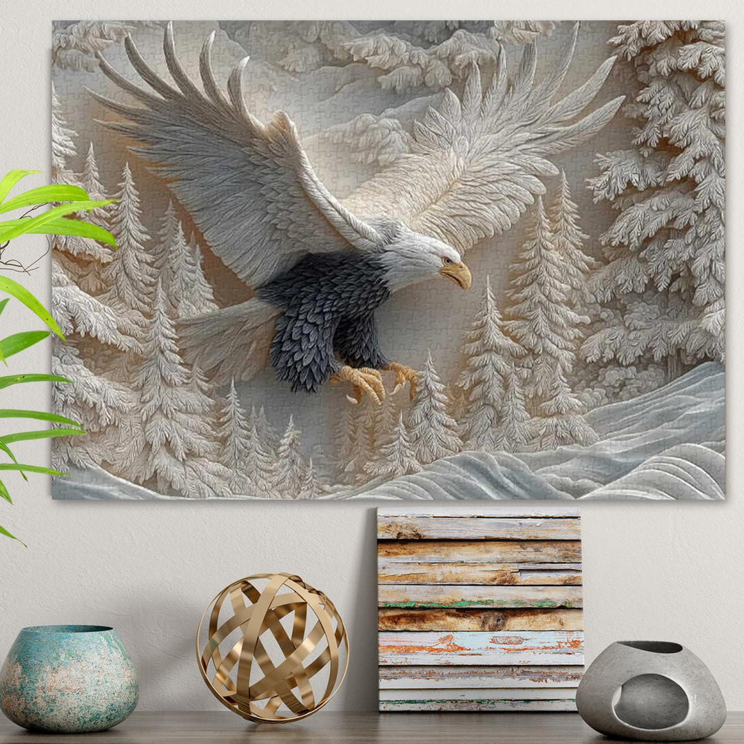 TalonCraft - Faragott sas Puzzle Lakberendezési Tárgy