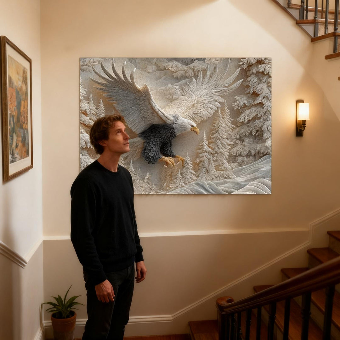 TalonCraft - Faragott sas Puzzle Lakberendezési Tárgy