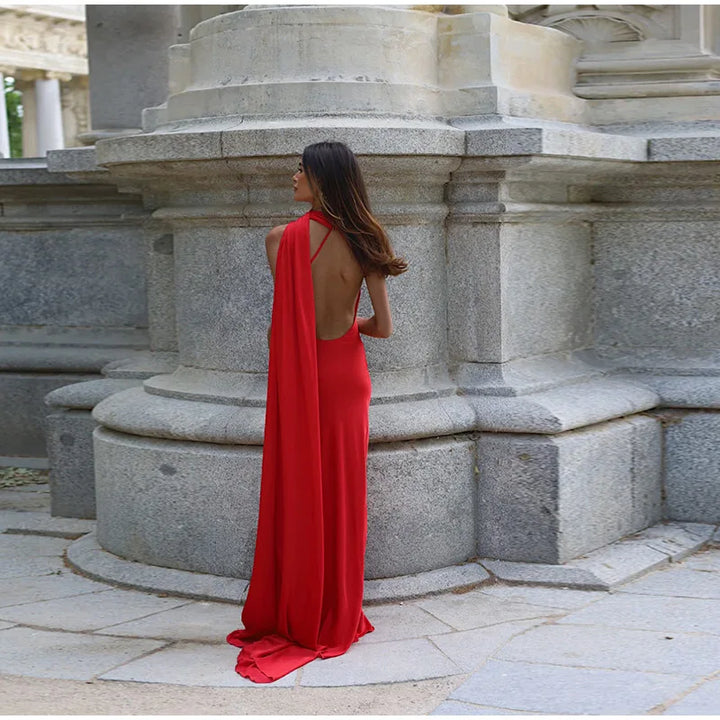 Lucila - Halter Nyak Maxi Ruha