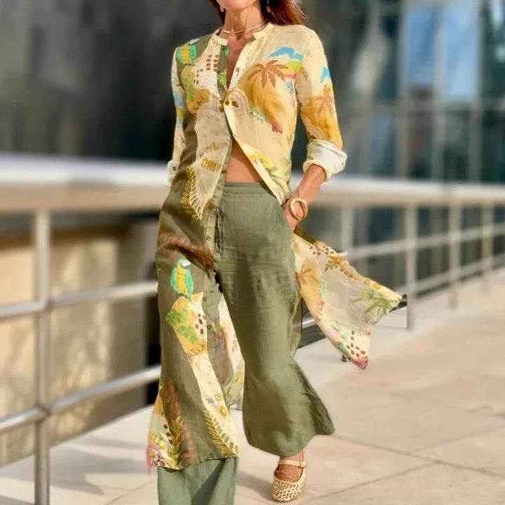 Vesperina - Egyedi Nyomtatott Ingruha Szett