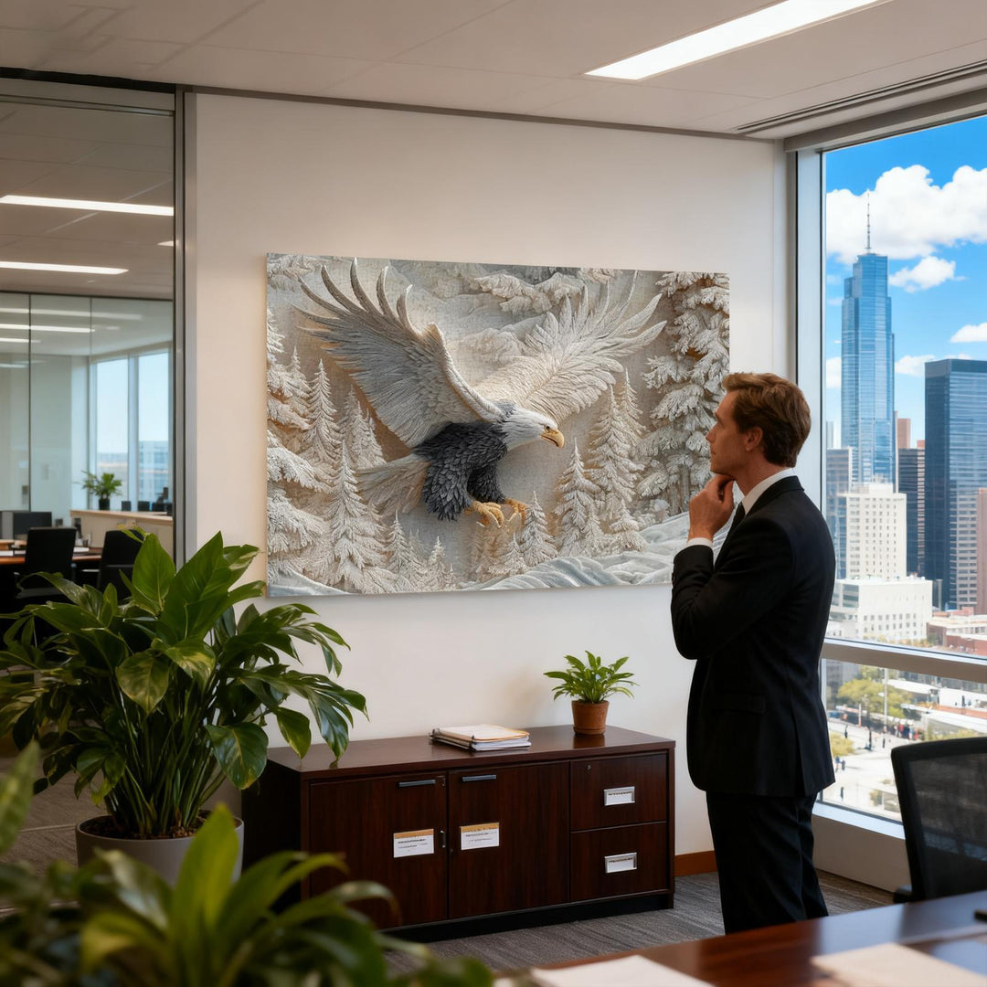 TalonCraft - Faragott sas Puzzle Lakberendezési Tárgy