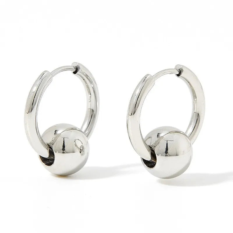 Maija - Minimalista Ezüst Karika Fülbevalók