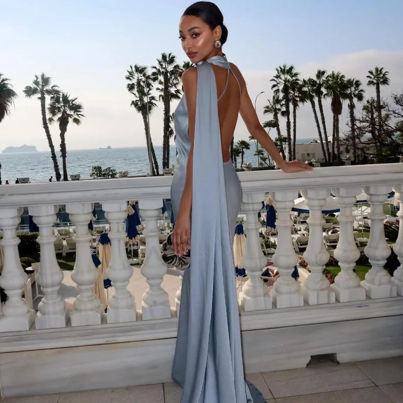 Lucila - Halter Nyak Maxi Ruha