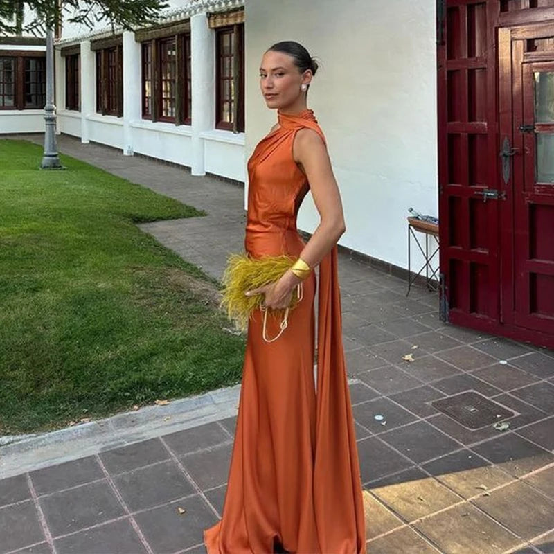 Lucila - Halter Nyak Maxi Ruha