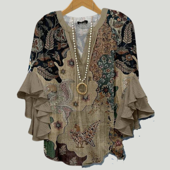 Jaycie – Elegáns Blúz Mintákkal